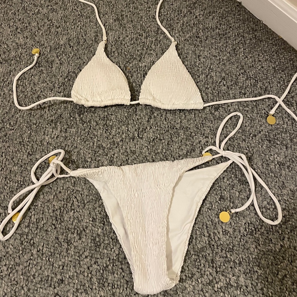 Never been worn Nookie white bikini